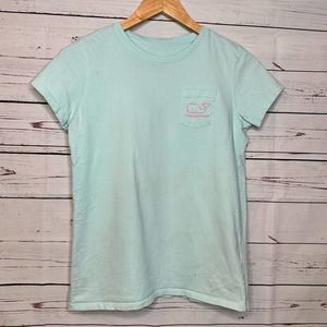 Vineyard Vines | Whale Logo Front Pocket Tee with Logo on Back